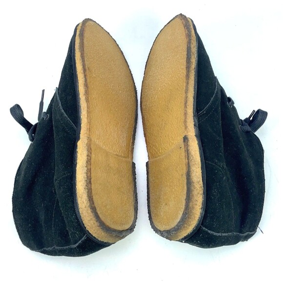 PHAT FARM Black Leather Upper Suede Mens Lace Up Booties Shoes Size US 13 EU 47 main image 6
